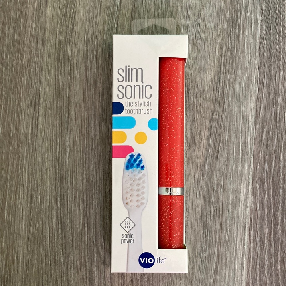 Slim Sonic travel toothbrush
